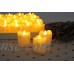Candle Choice 24 Piece Realistic Flameless Candles, Indoor / Outdoor LED Votives, Tea Lights, Battery-operated Candles, Long Battery Life 120+ Hours, 1.5"(D)2"(H), With Drips   